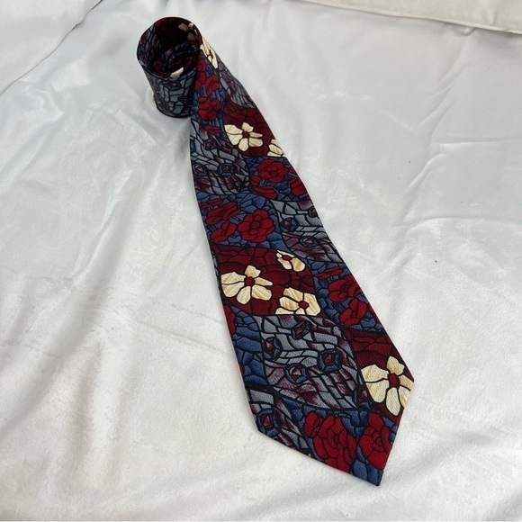 Beautiful Vintage OSCAR DE LA RENTA Men’s Slik Tie - Picture 7 of 7